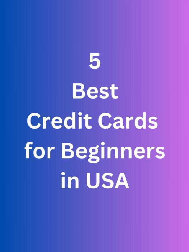 Best Credit Cards for Beginners in USA